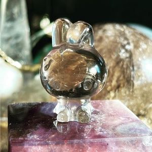 My Melody Smokey Quartz Crystal Carving